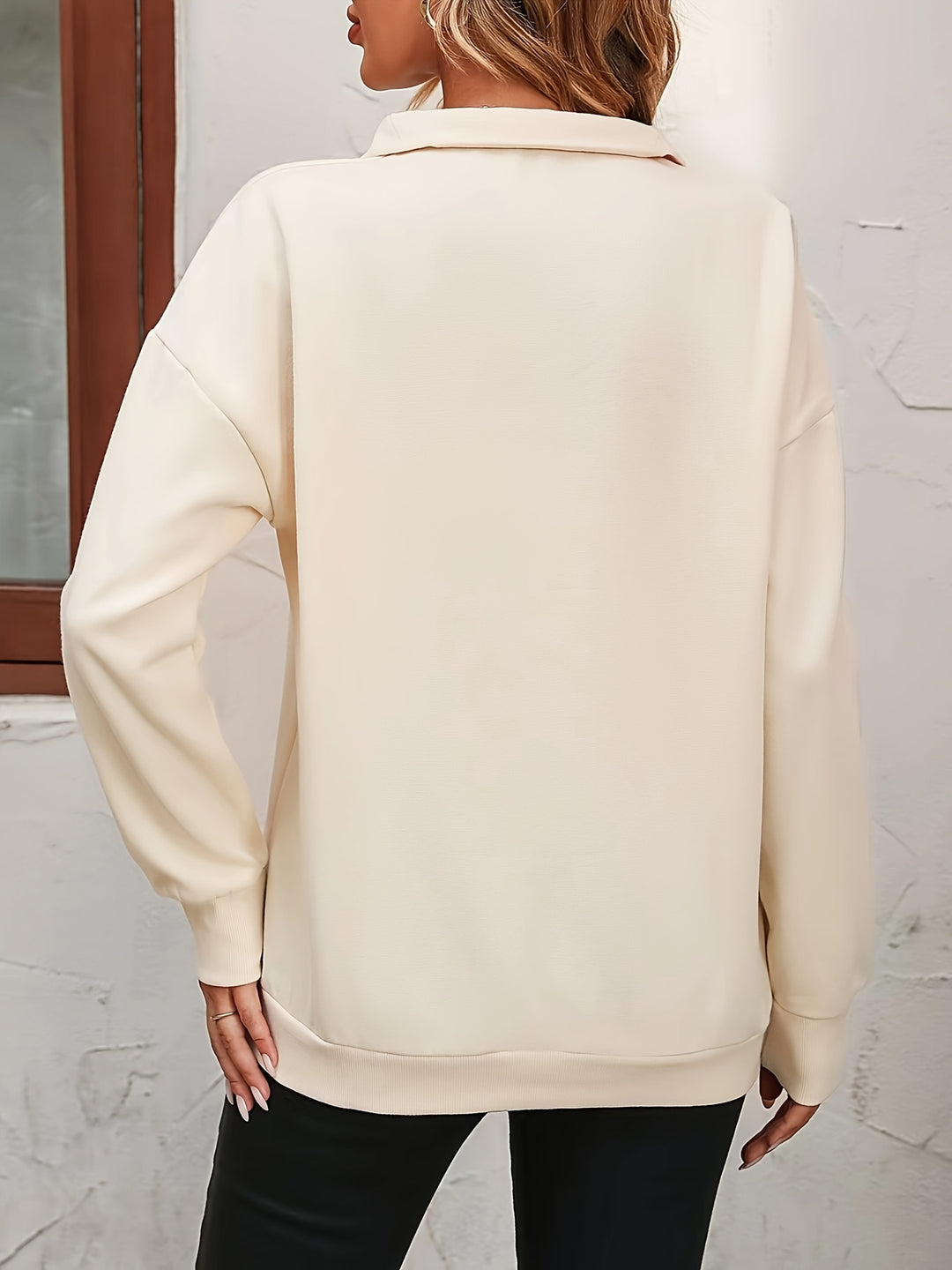 Louisa | Relaxed Half-Zip Pullover