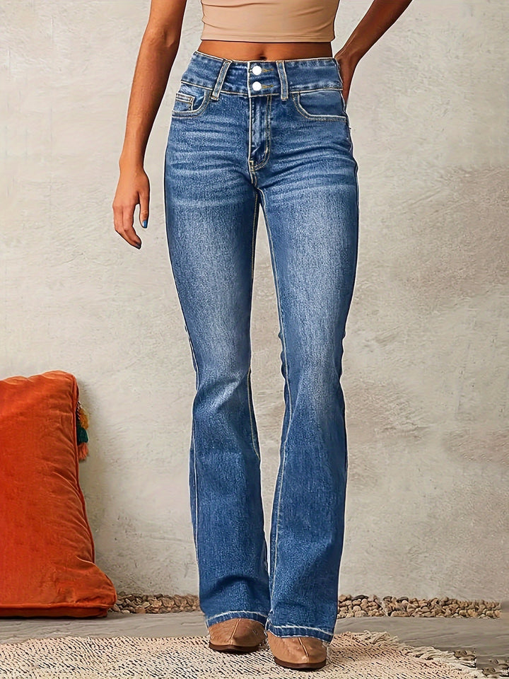 Beverly | High-Waisted Flared Jeans