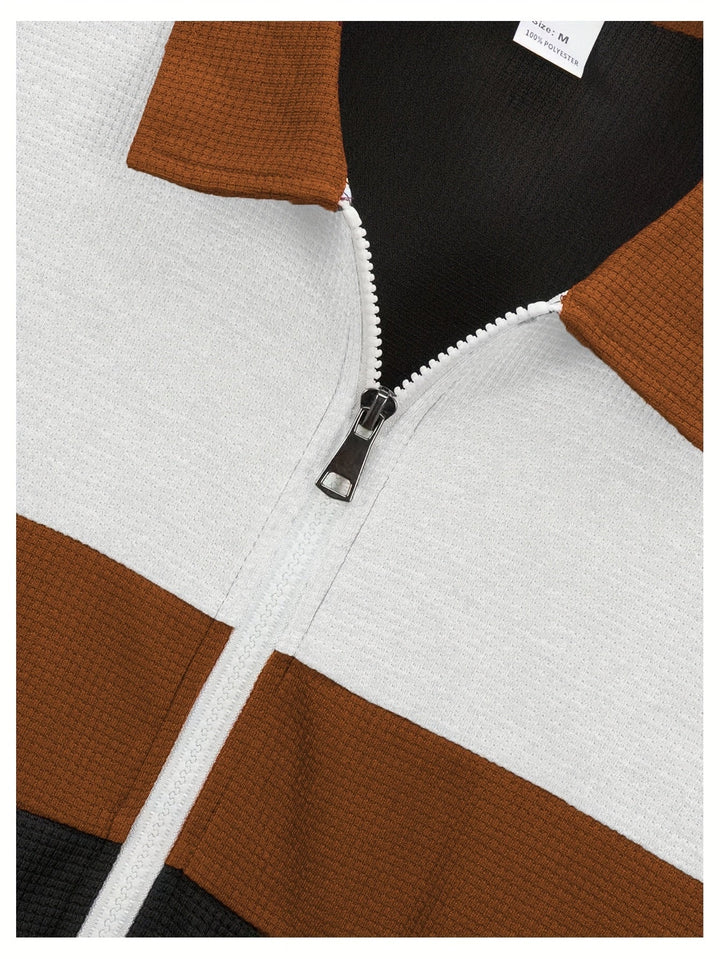 Holden | Colour-Block Zip-Up Jacket