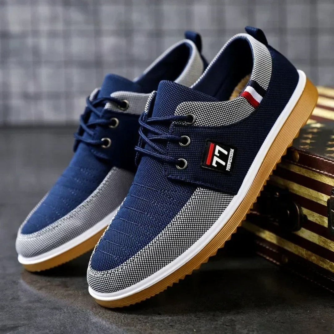 Garry | Orthopedic Canvas Lace Shoes