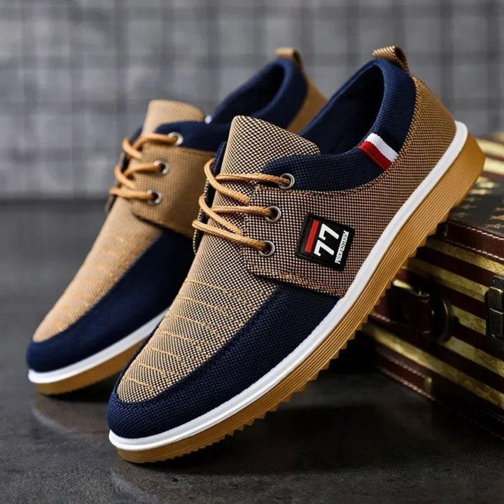 Garry | Orthopedic Canvas Lace Shoes