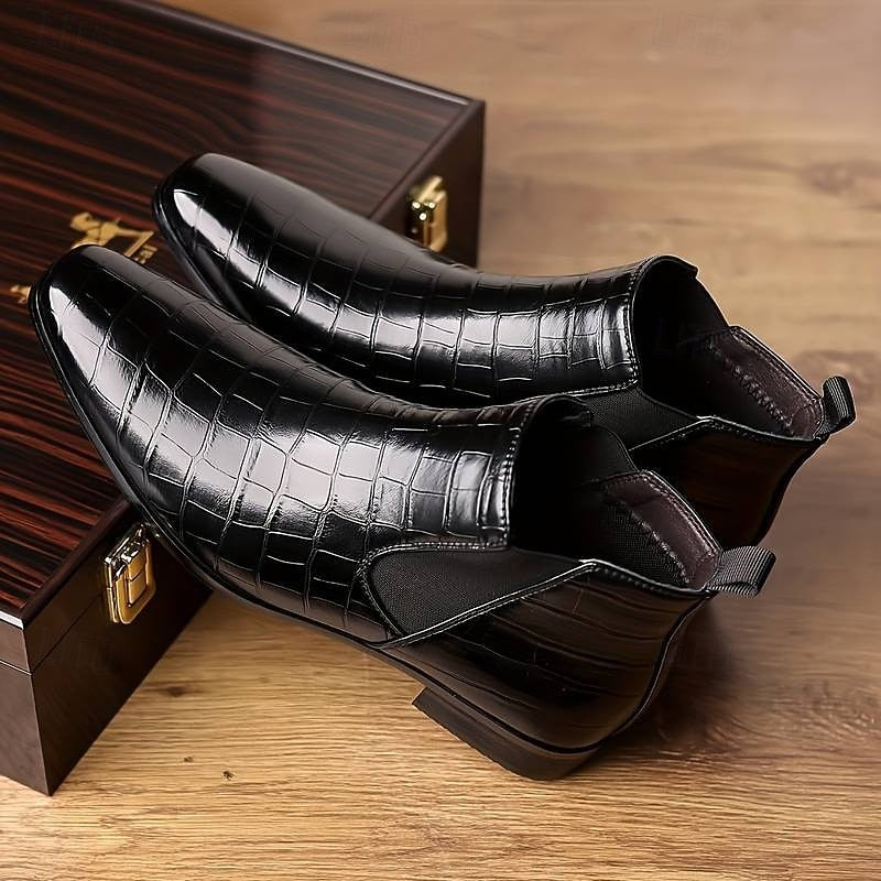 Clifford | Polished Slip-On Chelsea Boots