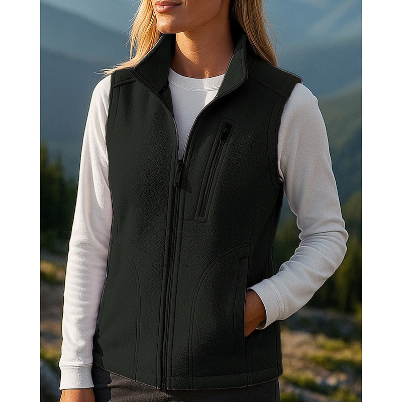 Maeve | Cozy Stand-Collar Vest