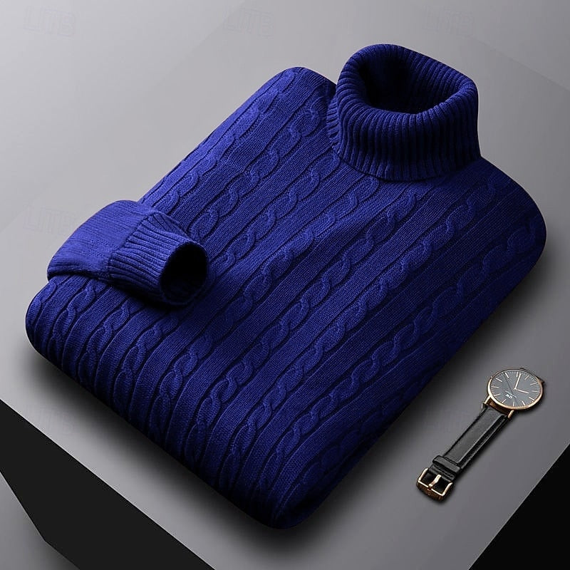 Ellery | Cable Knit Turtleneck Sweater