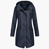 Delia | Hooded All-Weather Raincoat