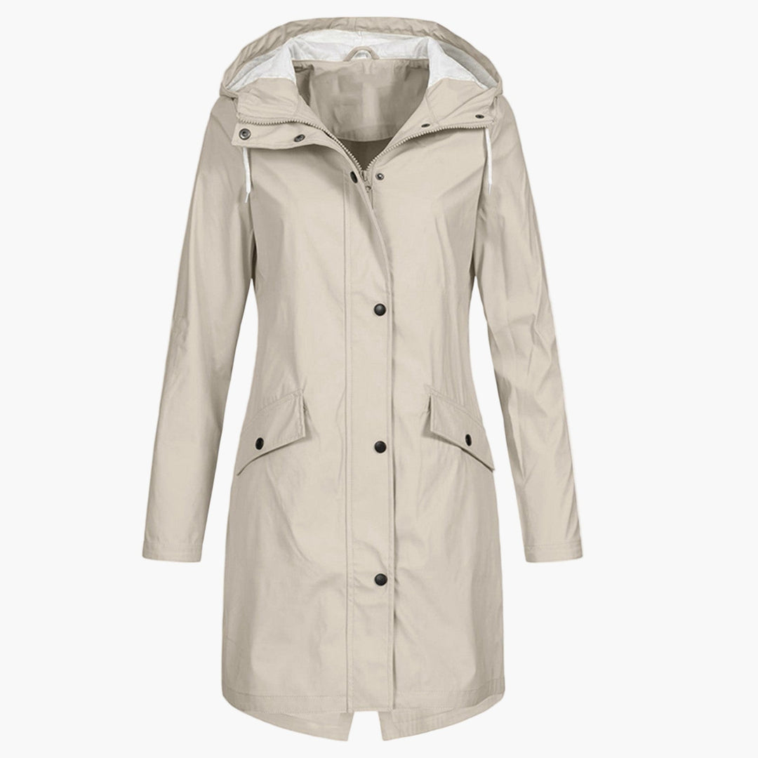Delia | Hooded All-Weather Raincoat