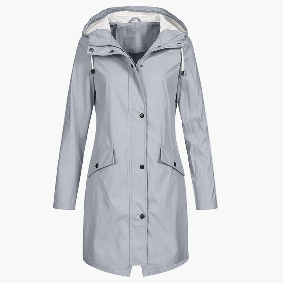 Delia | Hooded All-Weather Raincoat