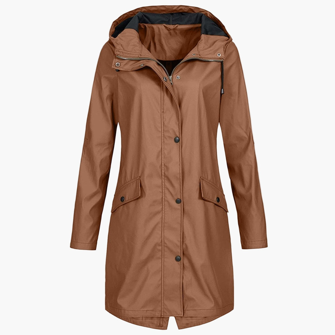 Delia | Hooded All-Weather Raincoat