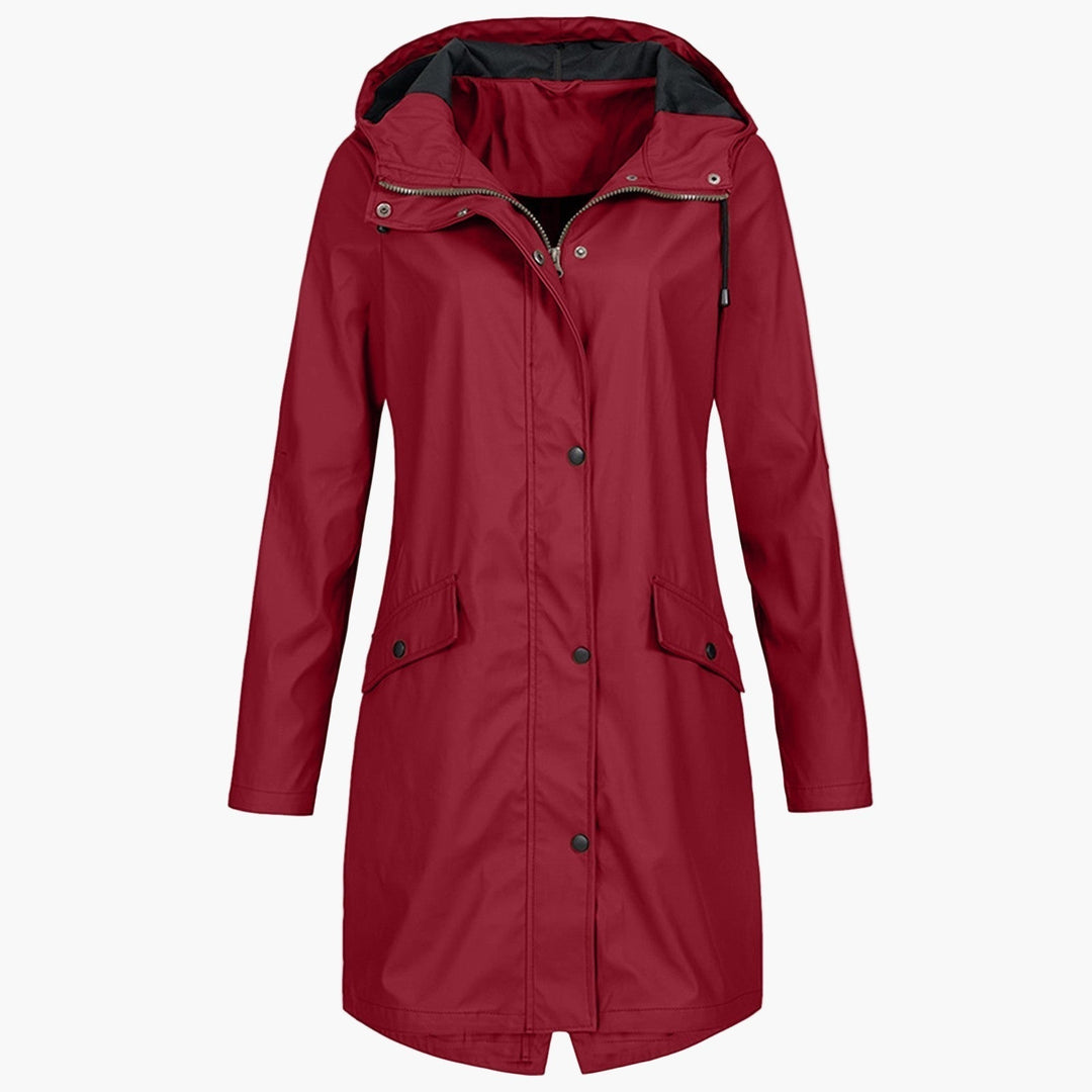 Delia | Hooded All-Weather Raincoat