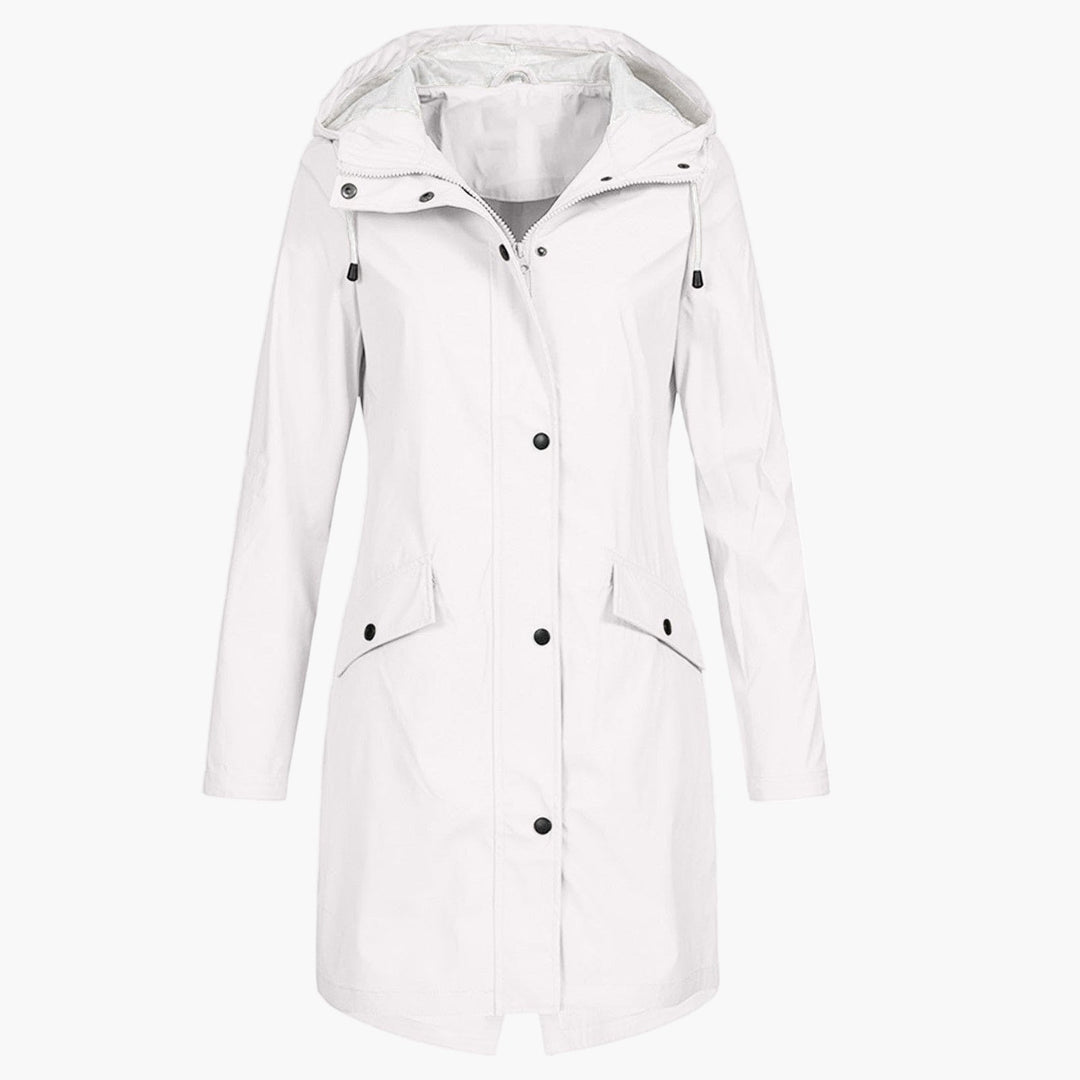 Delia | Hooded All-Weather Raincoat