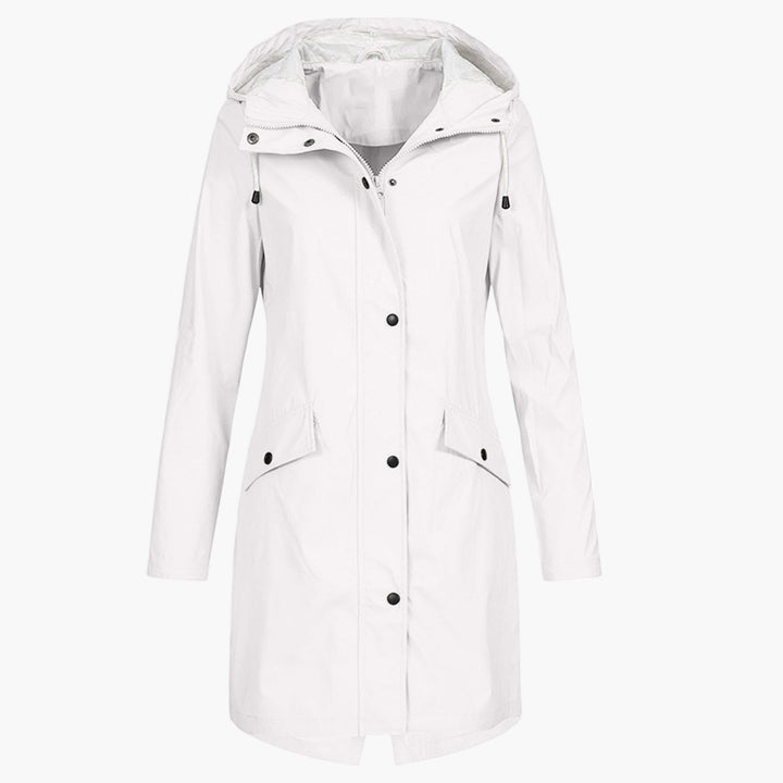Delia | Hooded All-Weather Raincoat