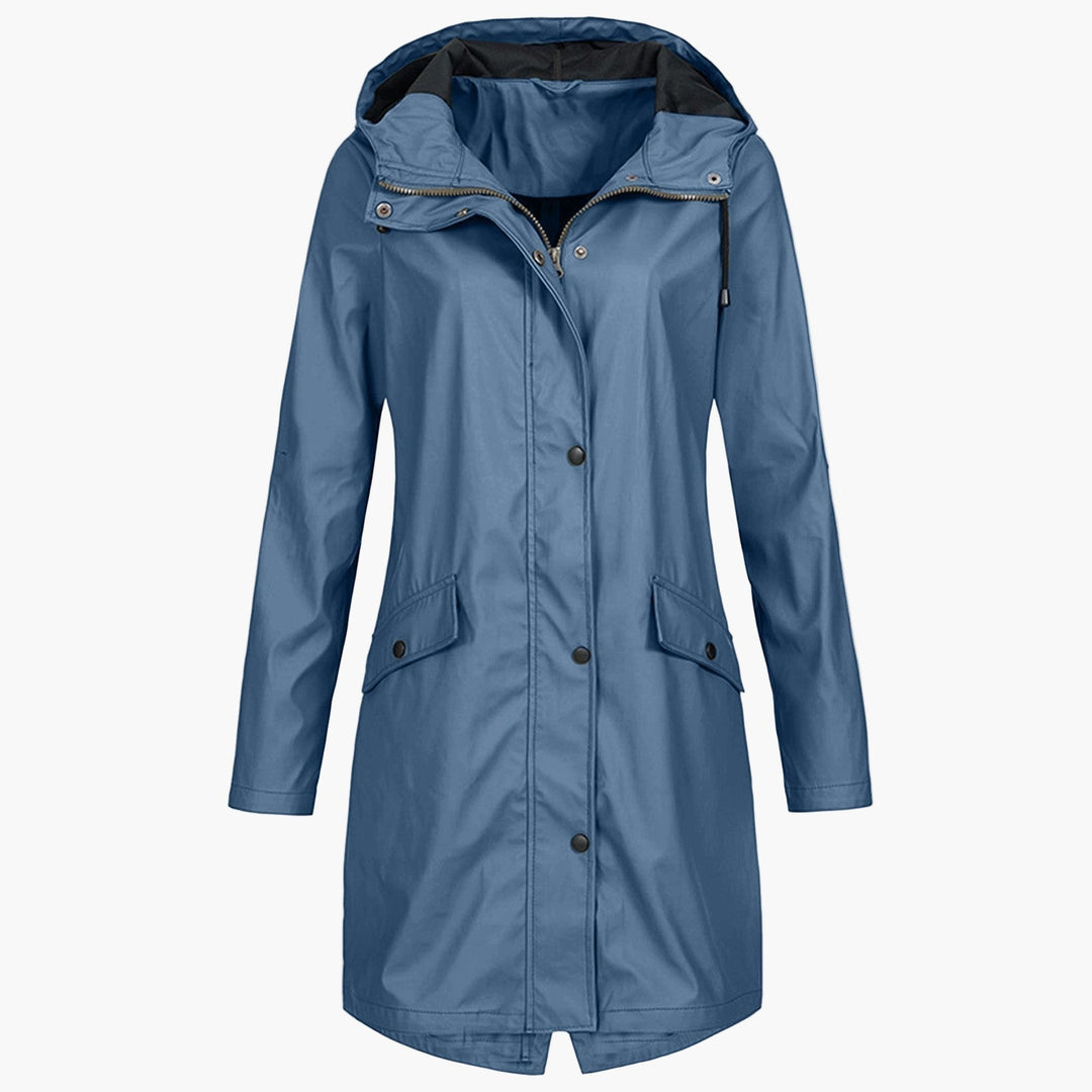 Delia | Hooded All-Weather Raincoat