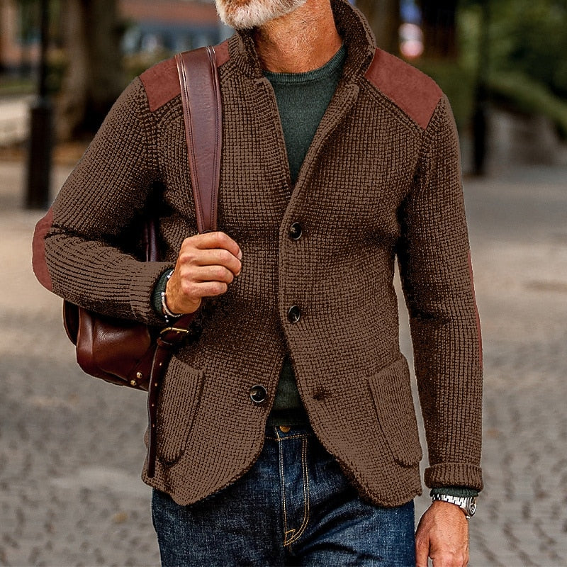 Garrison | Stand-Collar Button Cardigan