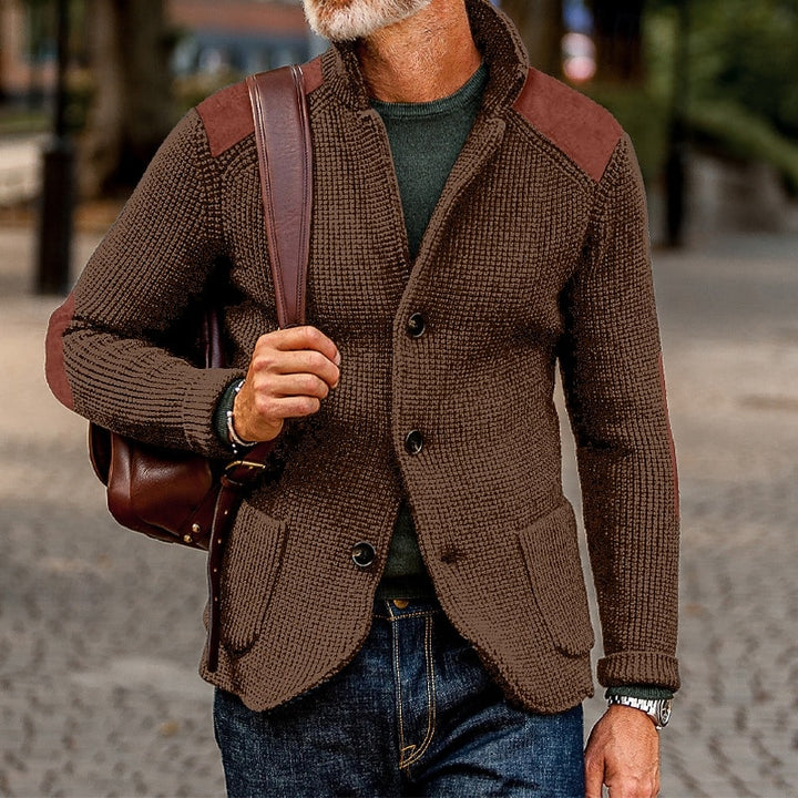 Garrison | Stand-Collar Button Cardigan