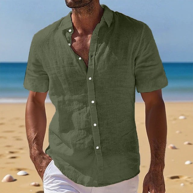 Adrian | Relaxed Beach Button-Up Shirt