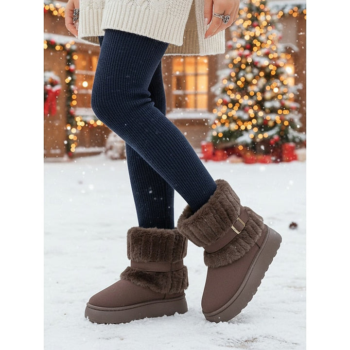 Wren | Cozy Fur-Trimmed Winter Boots