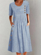 Lillian | Striped Summer Dress
