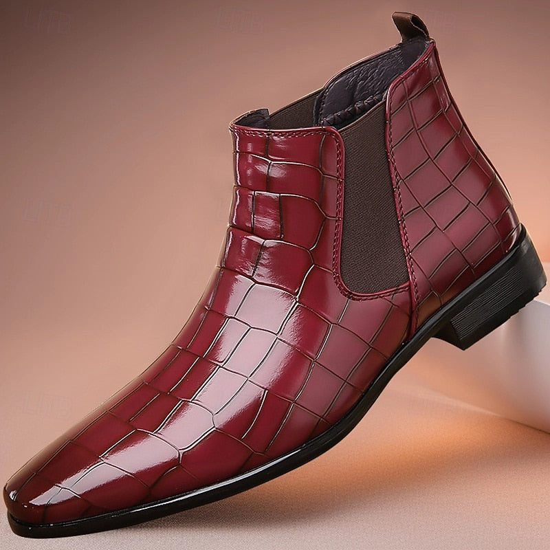 Randolph | Refined Textured Chelsea Boots