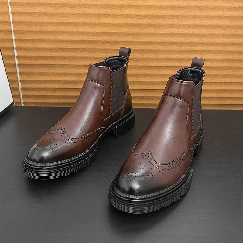 Wesley | Wingtip Chelsea Boots