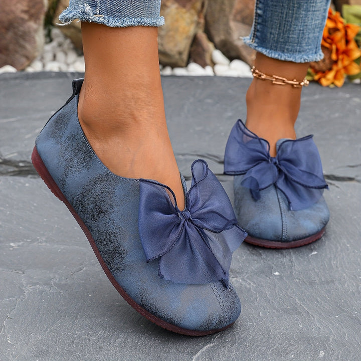 Charlotte | Bow Accent Comfort Loafers