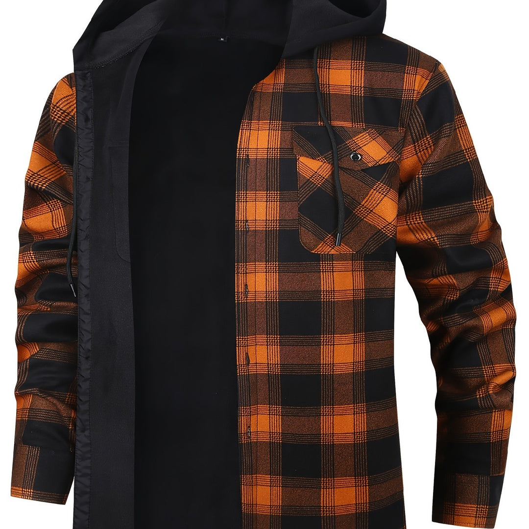 Dawson | Hooded Checked Shirt Jacket