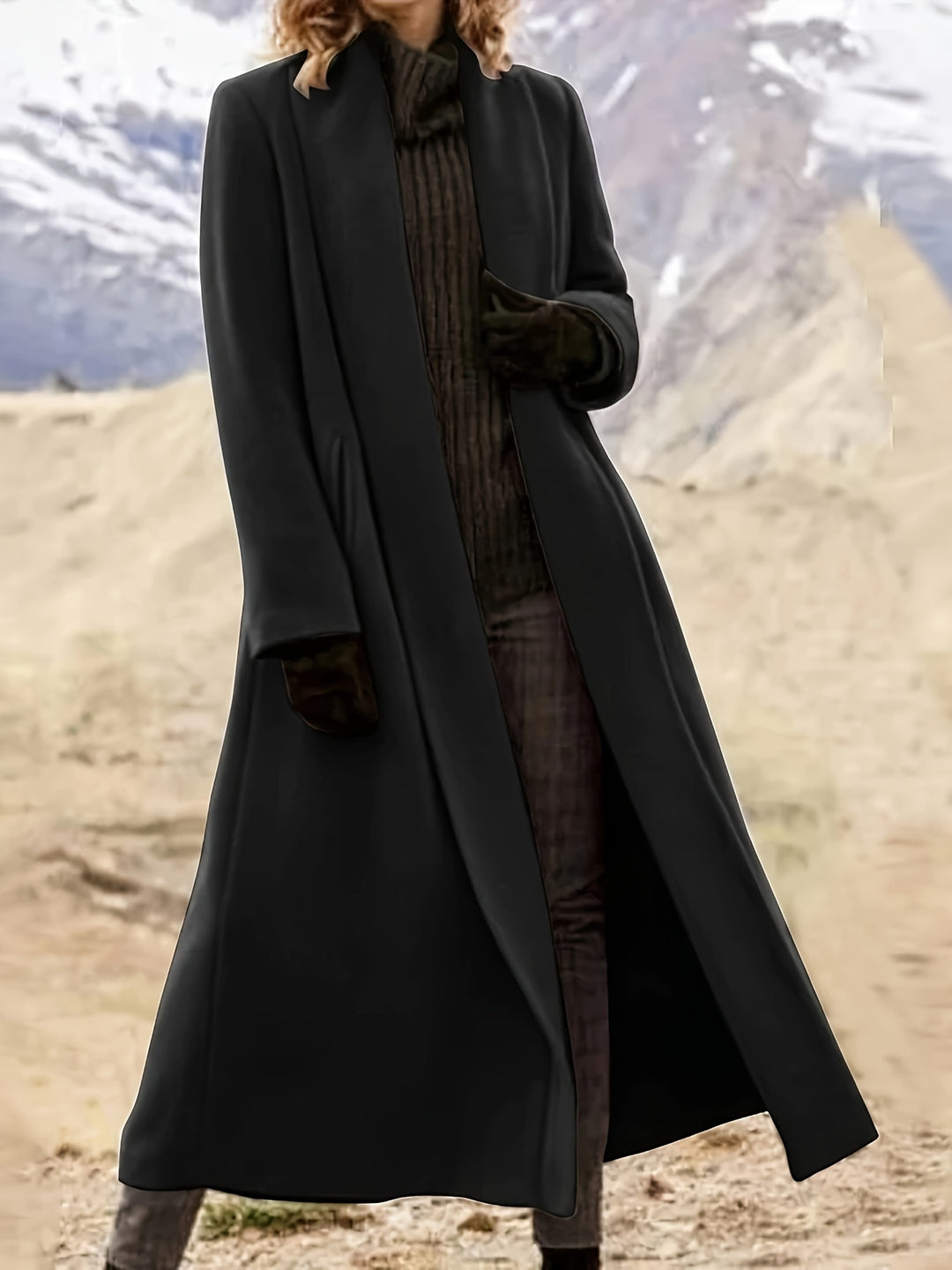 Sylvia | Flowing Longline Coat