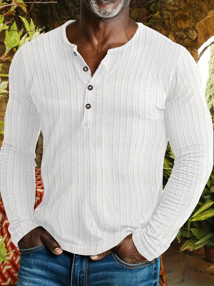 Grayson | Stylish Textured Button Up Shirt
