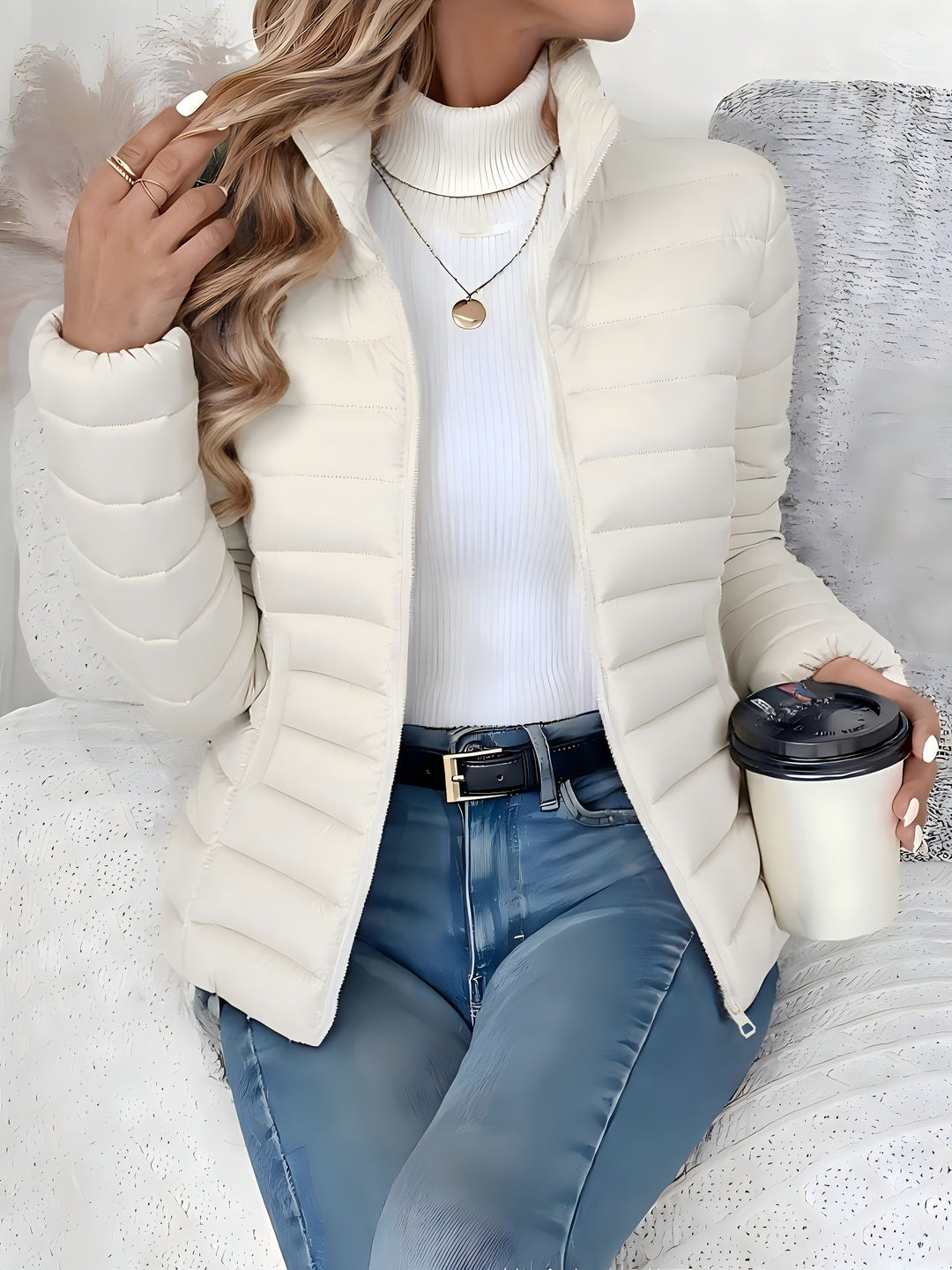 Florence | Lightweight Quilted Zip-Up Jacket