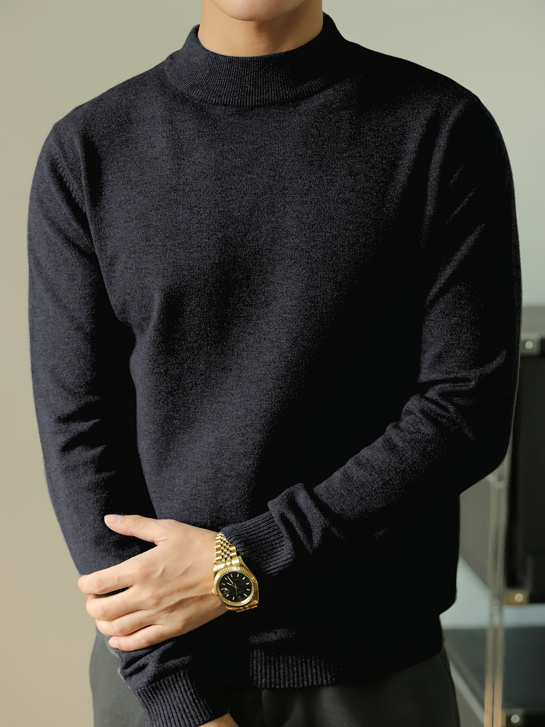 Harlan | Refined High-Neck Sweater