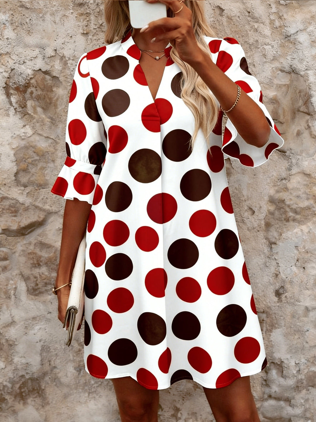 Emma | Polka Dot Shift Dress