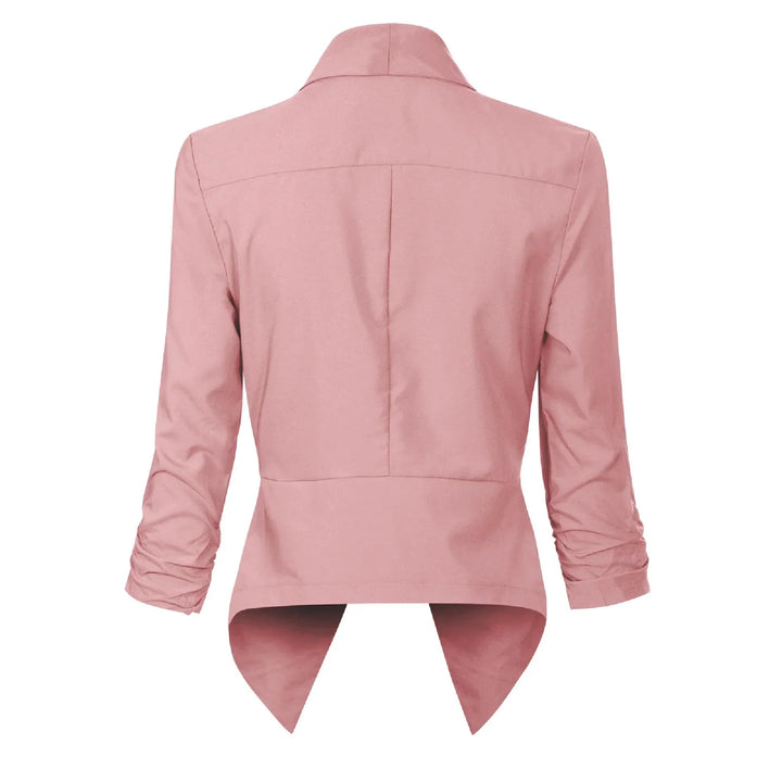 Vera | Open-Front Draped Blazer
