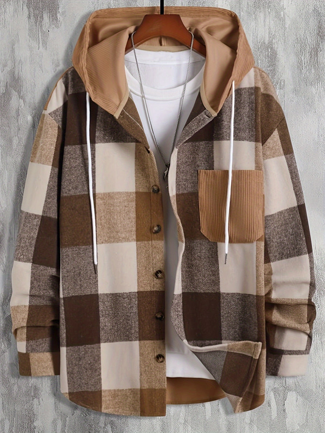 Baxter | Hooded Check Jacket