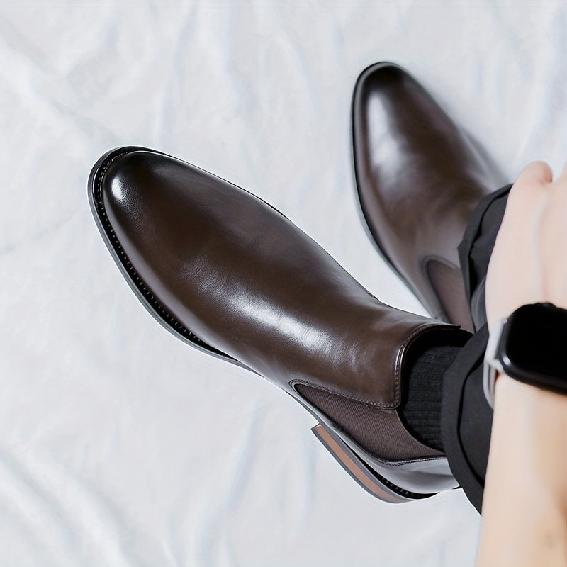Percy | Refined Pointed Chelsea Boots