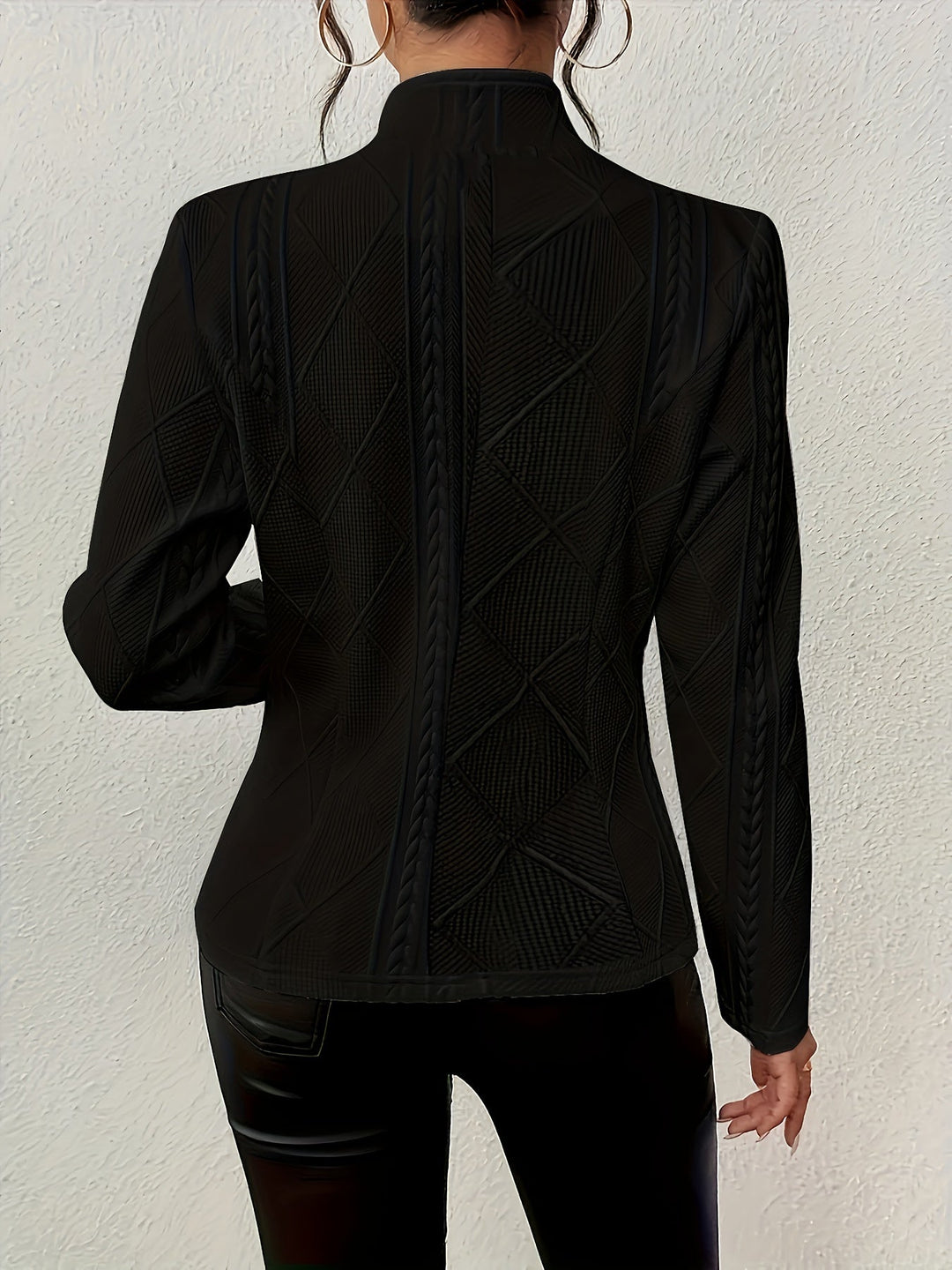 Iris | Textured Button-Up Jacket