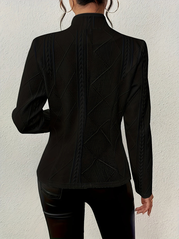 Iris | Textured Button-Up Jacket