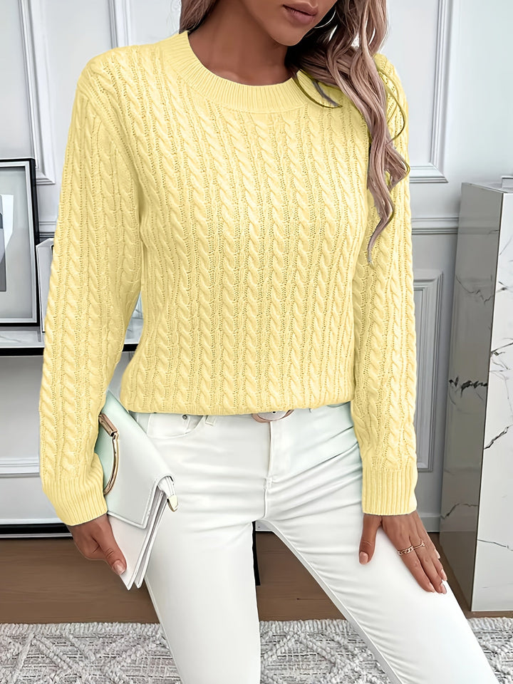 Heather | Cozy Cable-Knit Sweater