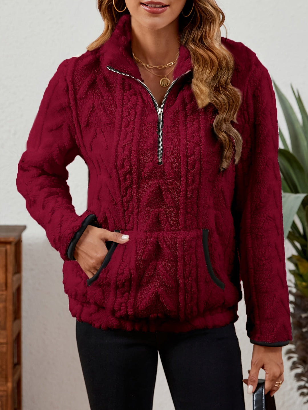 Sabine | Cozy Half-Zip Pullover