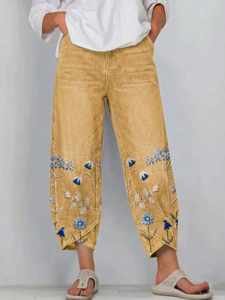 Maribel | Stylish Wide Leg Floral Pants