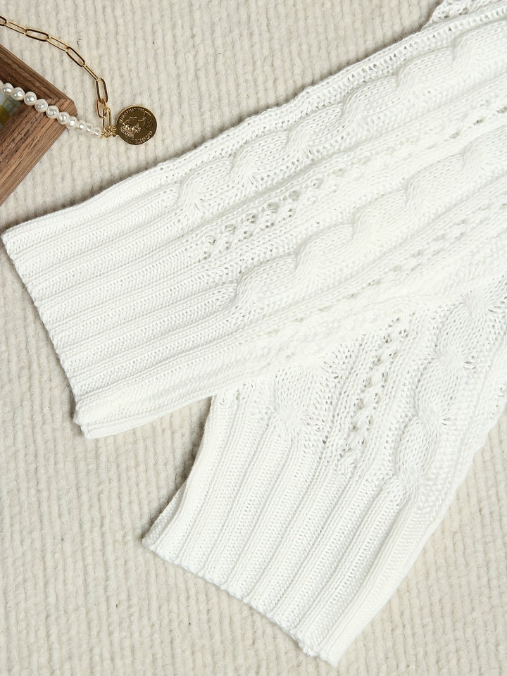Maeve | Textured Cable-Knit Cardigan