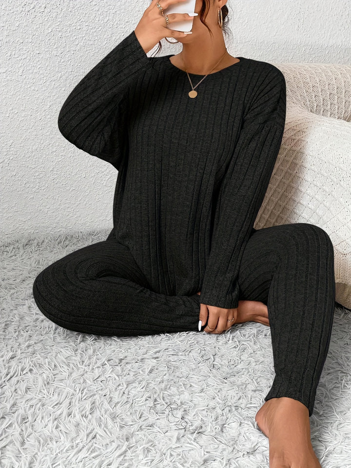 Marlowe | Ribbed Lounge Two-Piece Set