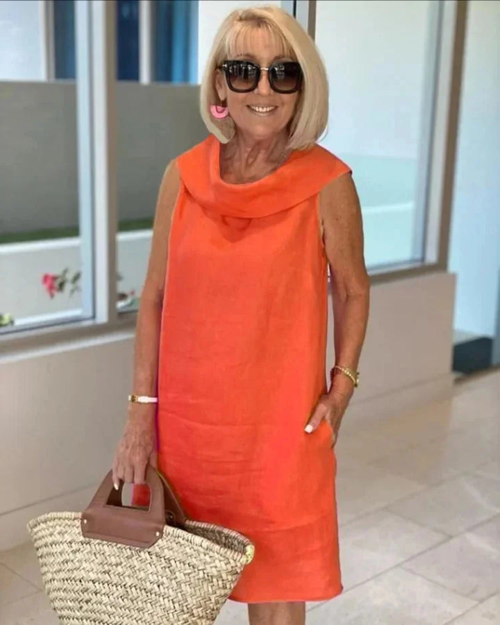 Adeline | Casual Sleeveless Round Neck Dress