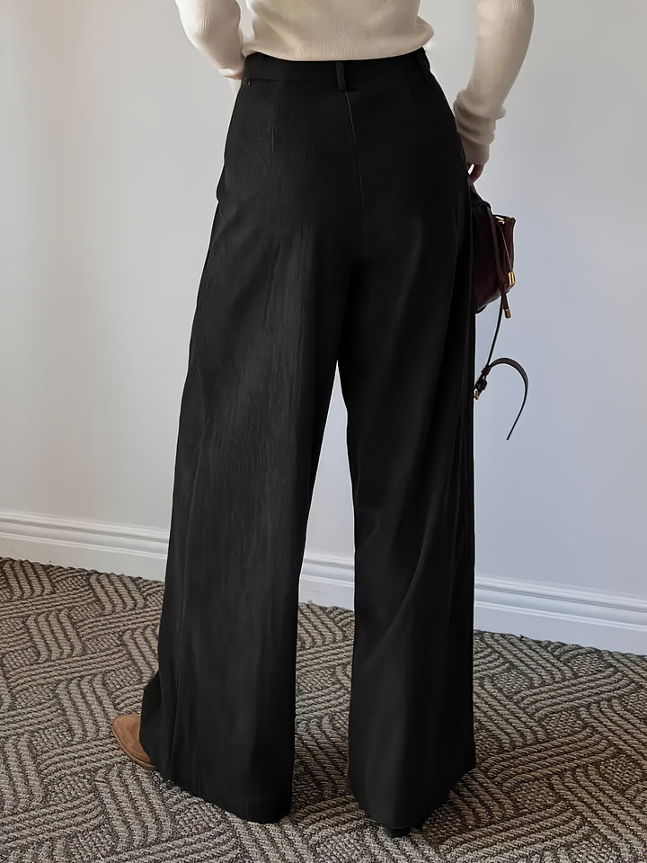 Harriet | Pleated Wide-Leg Pants