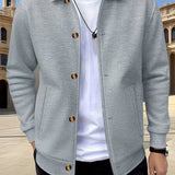 Camden | Textured Button-Front Overshirt Jacket