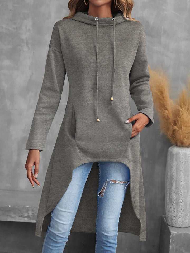 Marlena | Relaxed High-Low Hooded Tunic