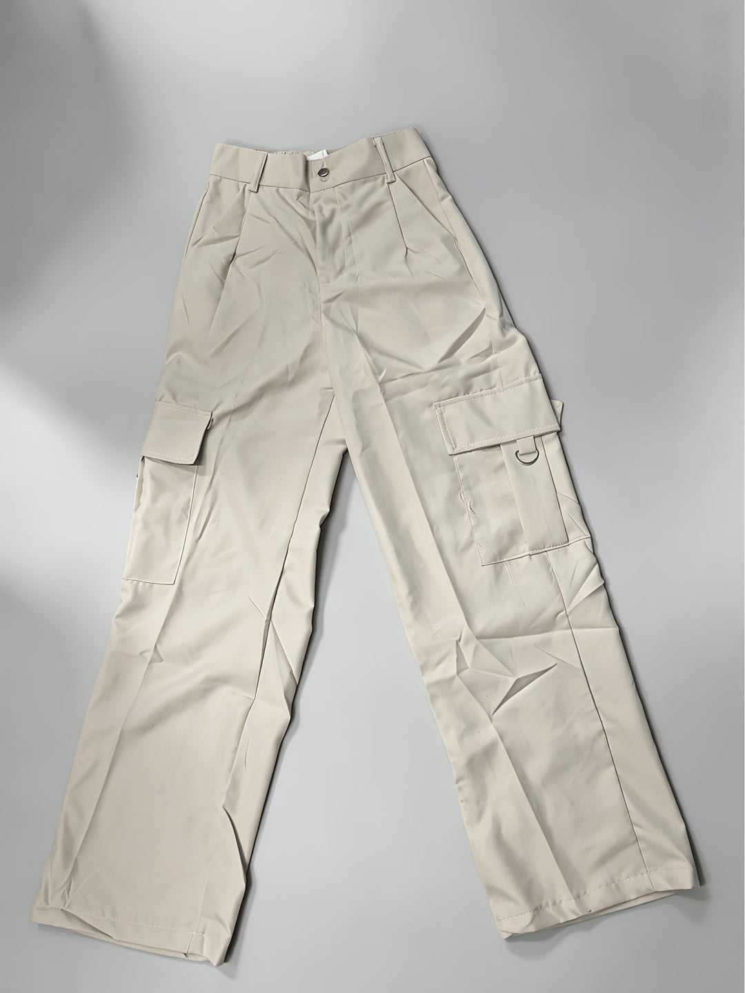 Delaney | High-Waisted Wide-Leg Cargo Pants