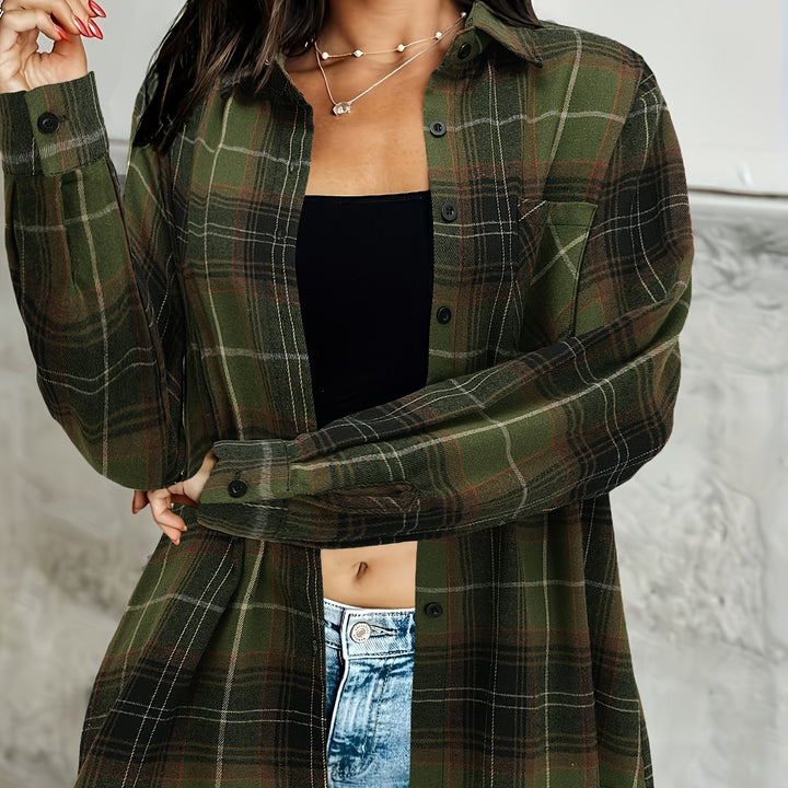 Rosemary | Relaxed Checkered Shirt