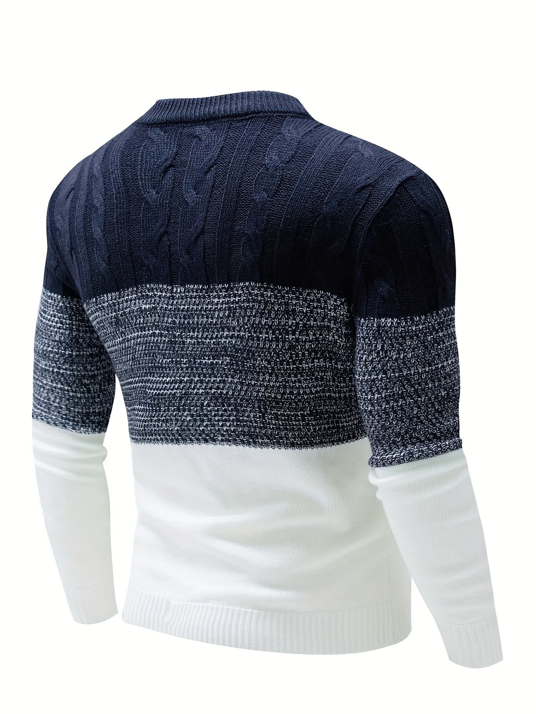 Clayton | Colour-Block Crew Neck Sweater