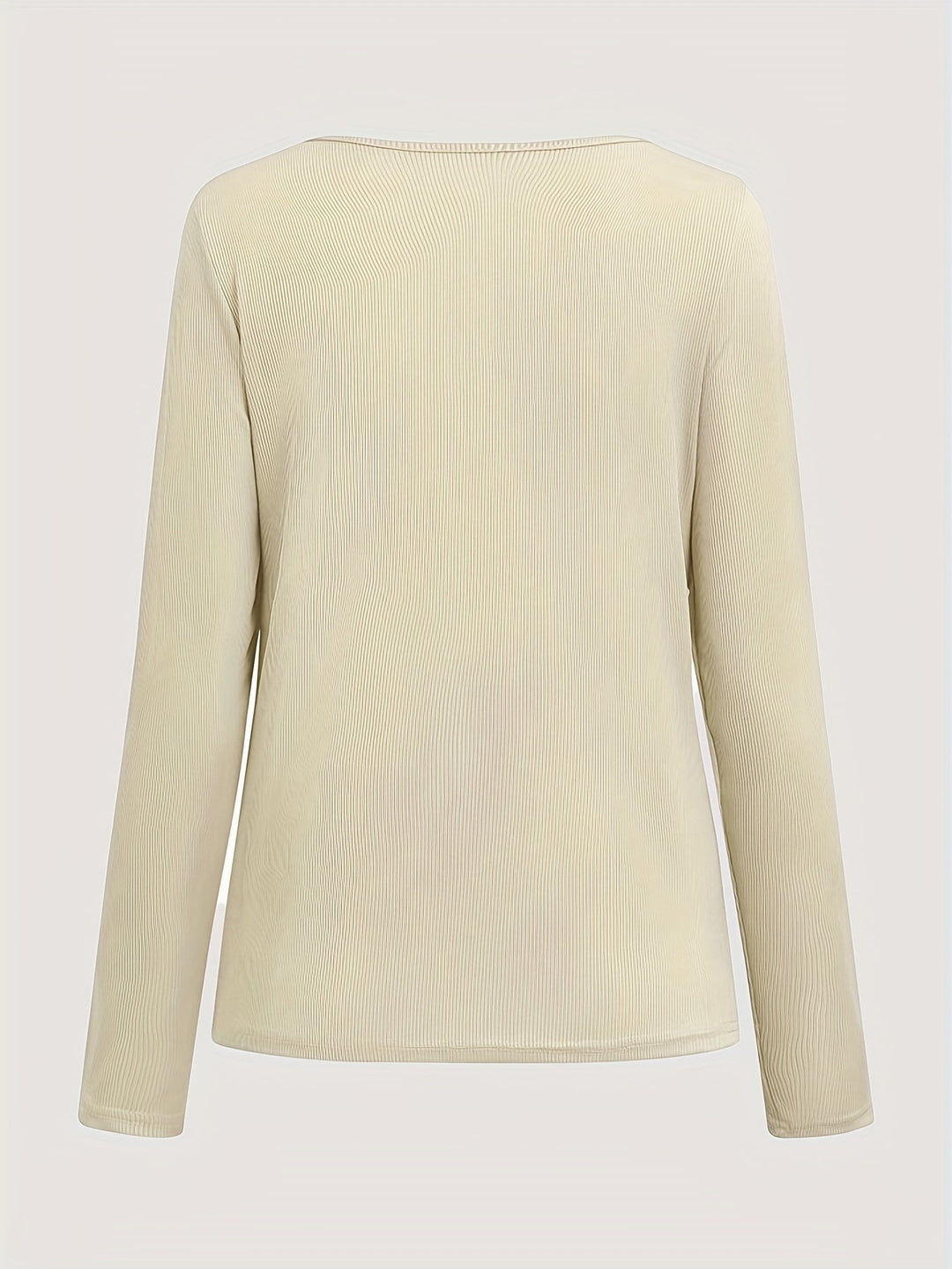 Priscilla | Ribbed Zip-Neck Top
