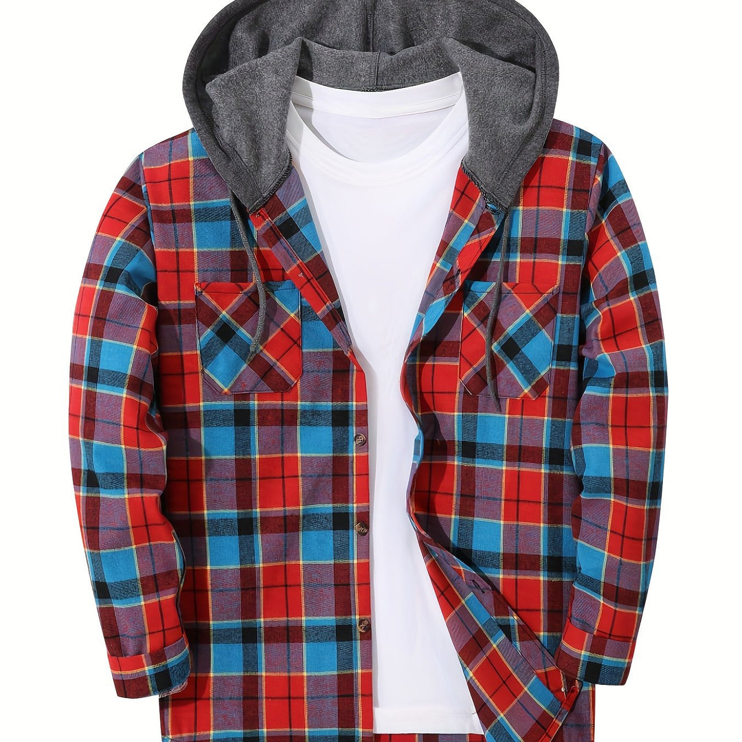 Rory | Rugged Hooded Button-Up Shirt