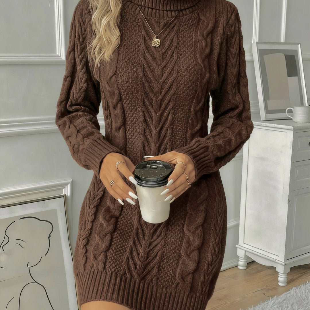 Della | Cable-Knit Sweater Dress